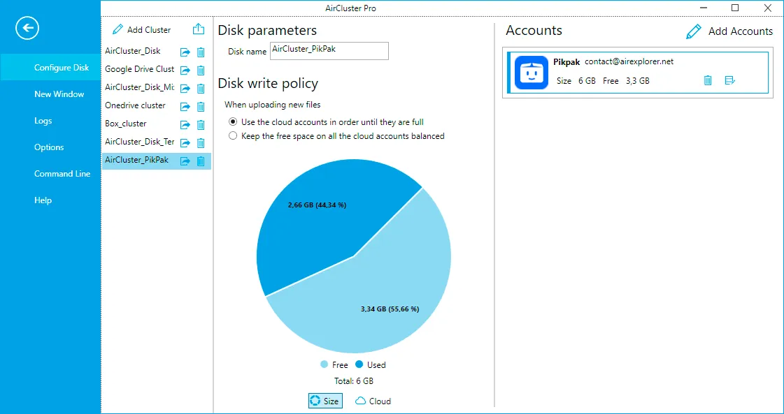 Each file must fit in one PikPak account