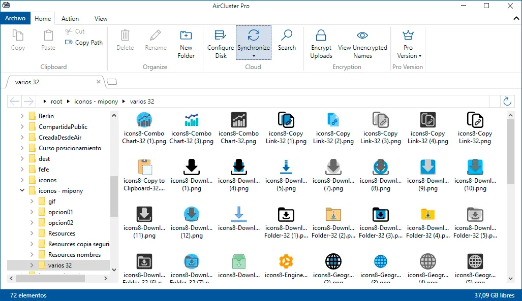 Guide to cloud synchronization with Air Cluster