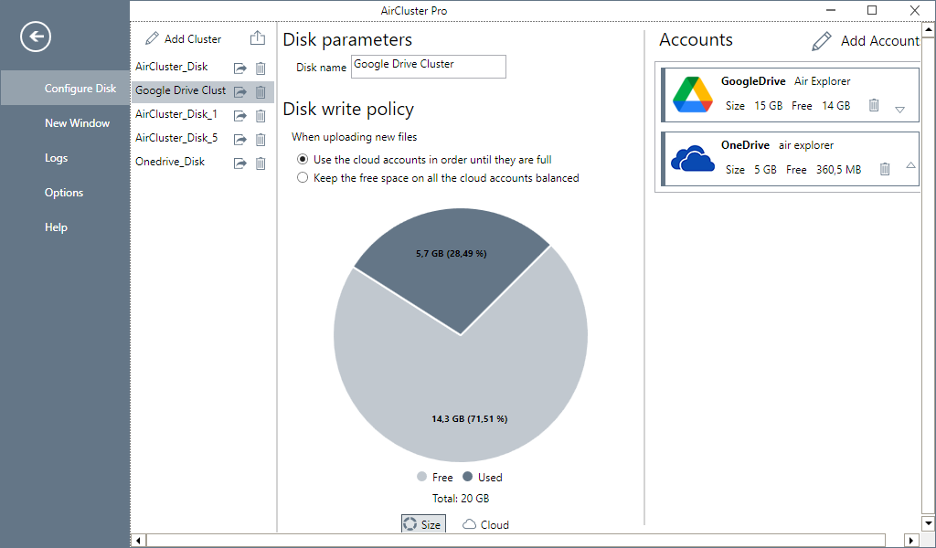 Suma tus cuentas de Google Drive y OneDrive