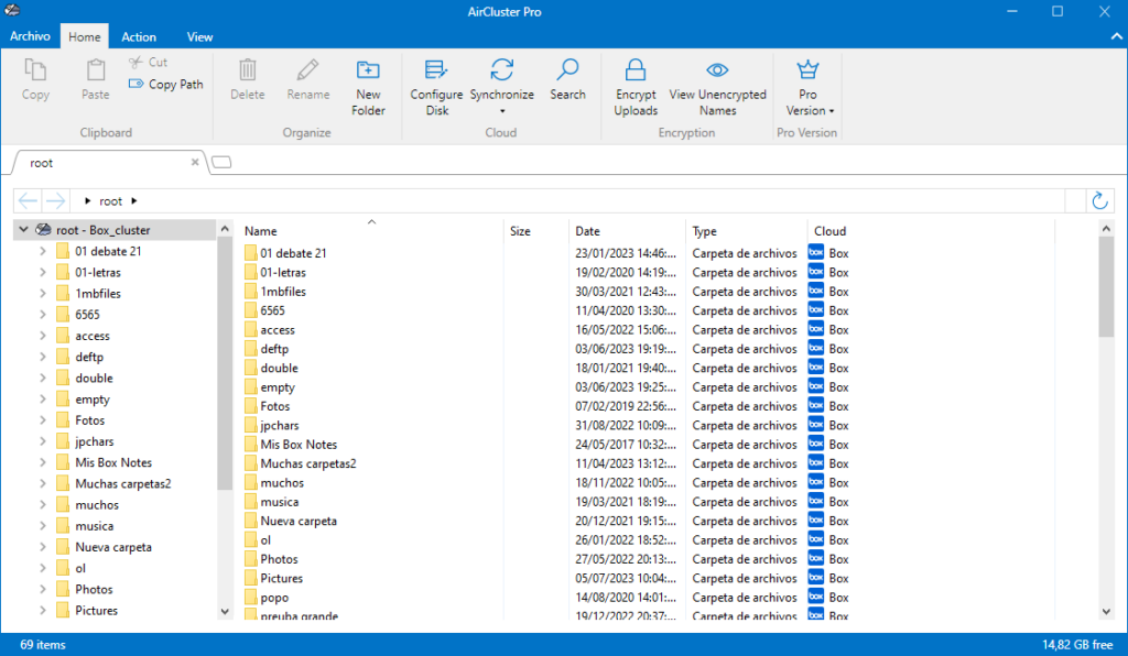 Sube tus archivos a la nube con Air Cluster