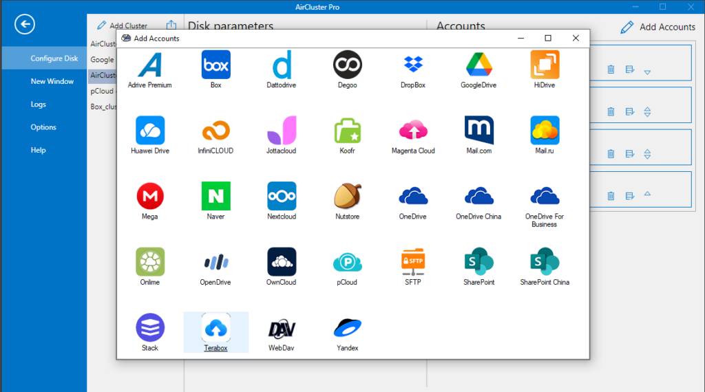Añade tus nubes a Air Cluster y crea un cluster
